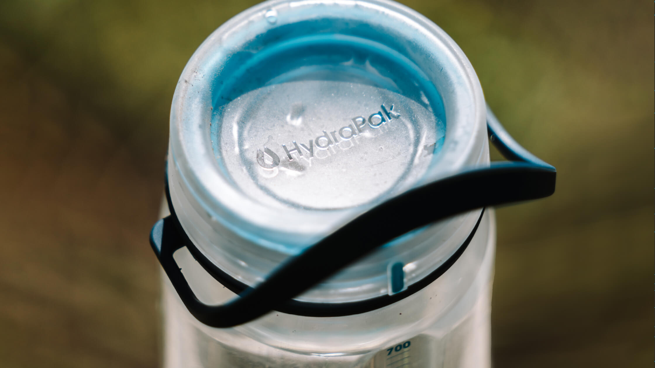 recon hydrapak bottle in the forest