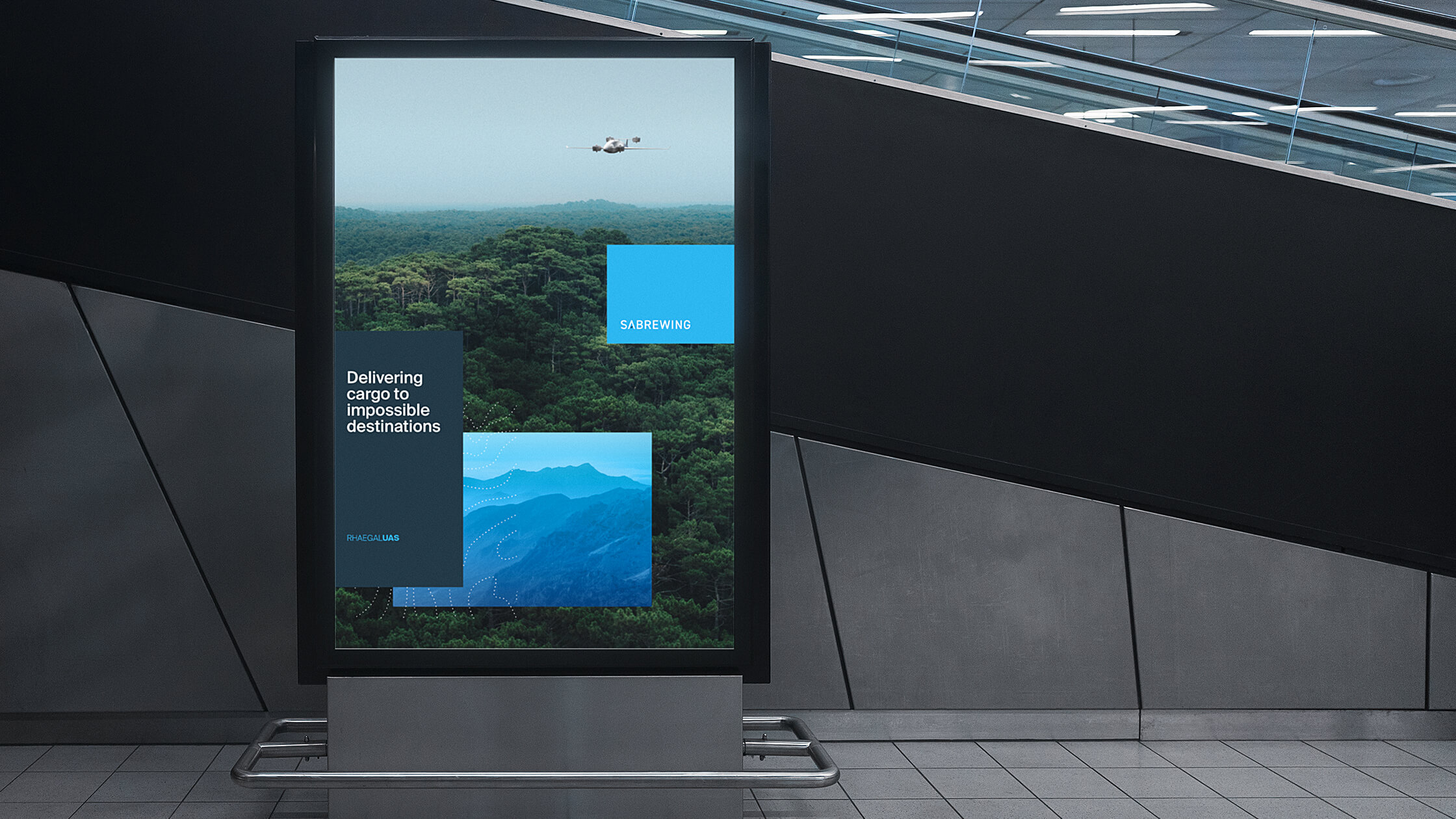 Sabrewing Aircraft advertising poster